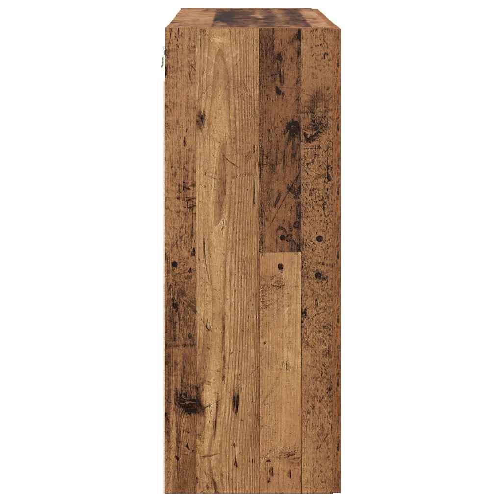 Fali szekrény Falra szerelhető Barna 69.5 x 34 x 90 cm Faanyag 