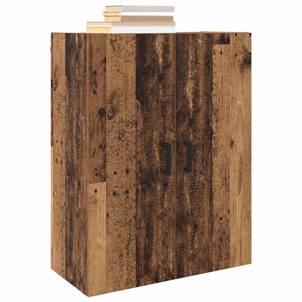 vidaXL Wandkast Wandgemonteerd Bruin 69.5 x 34 x 90 cm Bewerkt hout