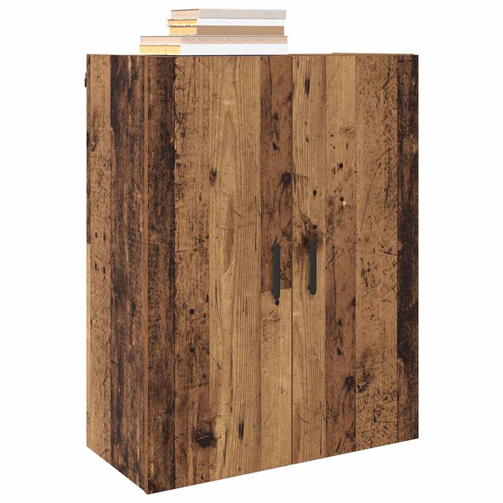vidaXL Wandkast Oud hout 69.5 x 34 x 90 cm Bewerkt hout