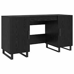 vidaXL Laud Must tamm Tehispuit 140 x 50 x 75 cm