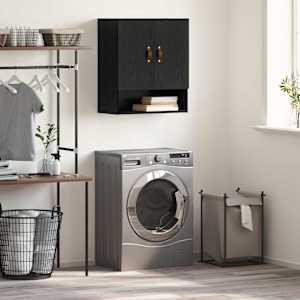 Omarica na steni Črni hrast 60 x 31 x 70 cm Konstruiran les