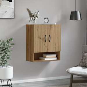 Nástěnná skříň Artisanový dub 60 x 31 x 70 cm kompozitní dřevo - obrázek 4