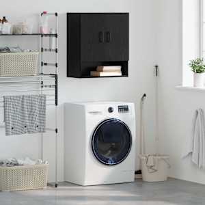 Omarica na steni Črni hrast 60 x 31 x 70 cm Konstruiran les