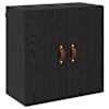 vidaXL Seinekapp 60 x 31 x 60 cm Tehispuit Must tamm