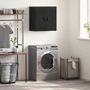 Omara za steno Črna Orehovina 60 x 31 x 60 cm Konstruiran les