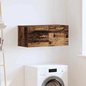 Nástěnná skříňka Staré dřevo 80 x 36.5 x 35 cm Kompozitní dřevo - obrázek 1