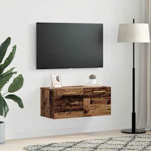 Nástěnná skříňka Staré dřevo 80 x 36.5 x 35 cm Kompozitní dřevo - obrázek 4