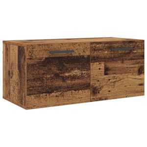 Nástěnná skříňka Staré dřevo 80 x 36.5 x 35 cm Kompozitní dřevo - obrázek 2