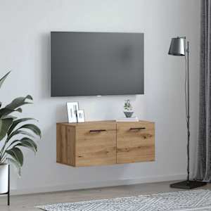 Nástěnná skříňka dub artisan 80 x 36.5 x 35 cm Kompozitní dřevo - obrázek 4