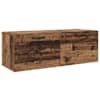 vidaXL Seinale kinnitatav kapp 100 x 36,5 x 35 cm Tehispuit Vana puit