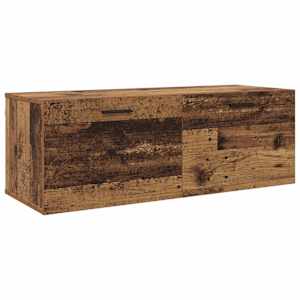 Nástěnná skříň Staré dřevo 100 x 36,5 x 35 cm kompozitní dřevo - obrázek 2