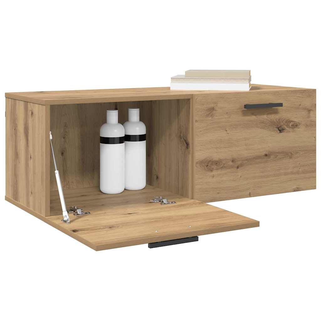 vidaXL Wandkast artisanaal eikenkleurig 100 x 36.5 x 35 cm