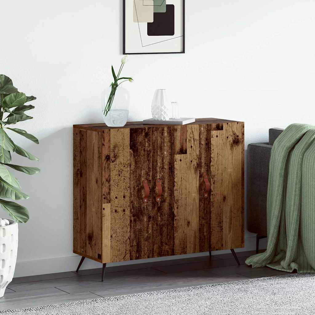 Sideboard Brun 90 x 34 x 80 cm Konstrueret træ