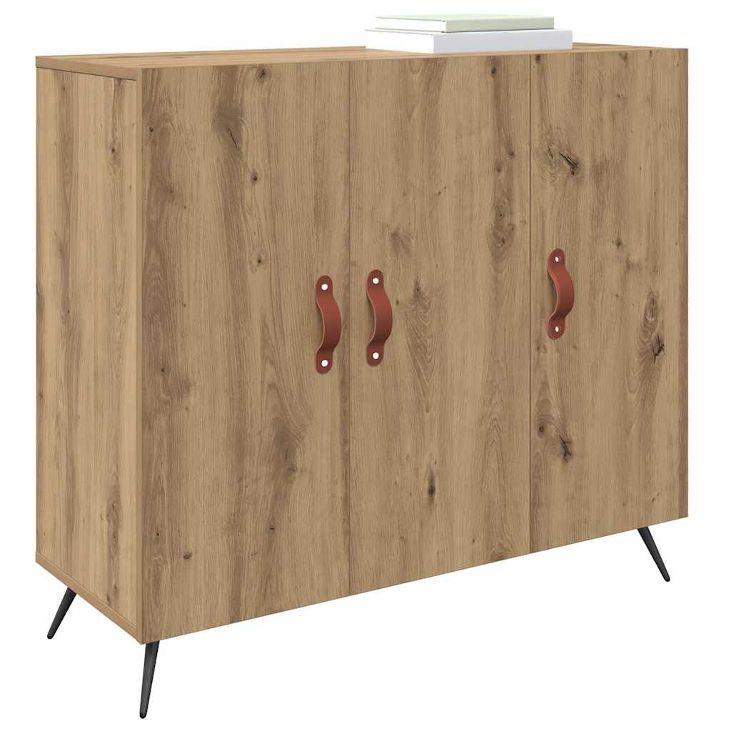 vidaXL Dressoir Bruin 90 x 34 x 80 cm Bewerkt hout