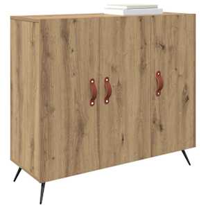 Servírovací skříň Artisanový dub 89,5 x 34 x 80 cm - obrázek 2
