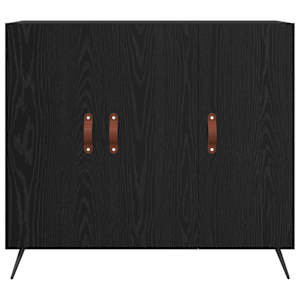 Servírovací skříň Černý dub 89,5 x 34 x 80 cm kompozitní dřevo - obrázek 6