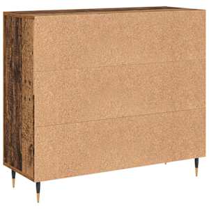 Servírovací skříň Staré dřevo 90 x 34 x 80 cm kompozitní dřevo - obrázek 8