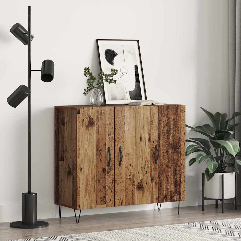 vidaXL Bufet Lemn vechi 90 x 34 x 80 cm Lemn compozit