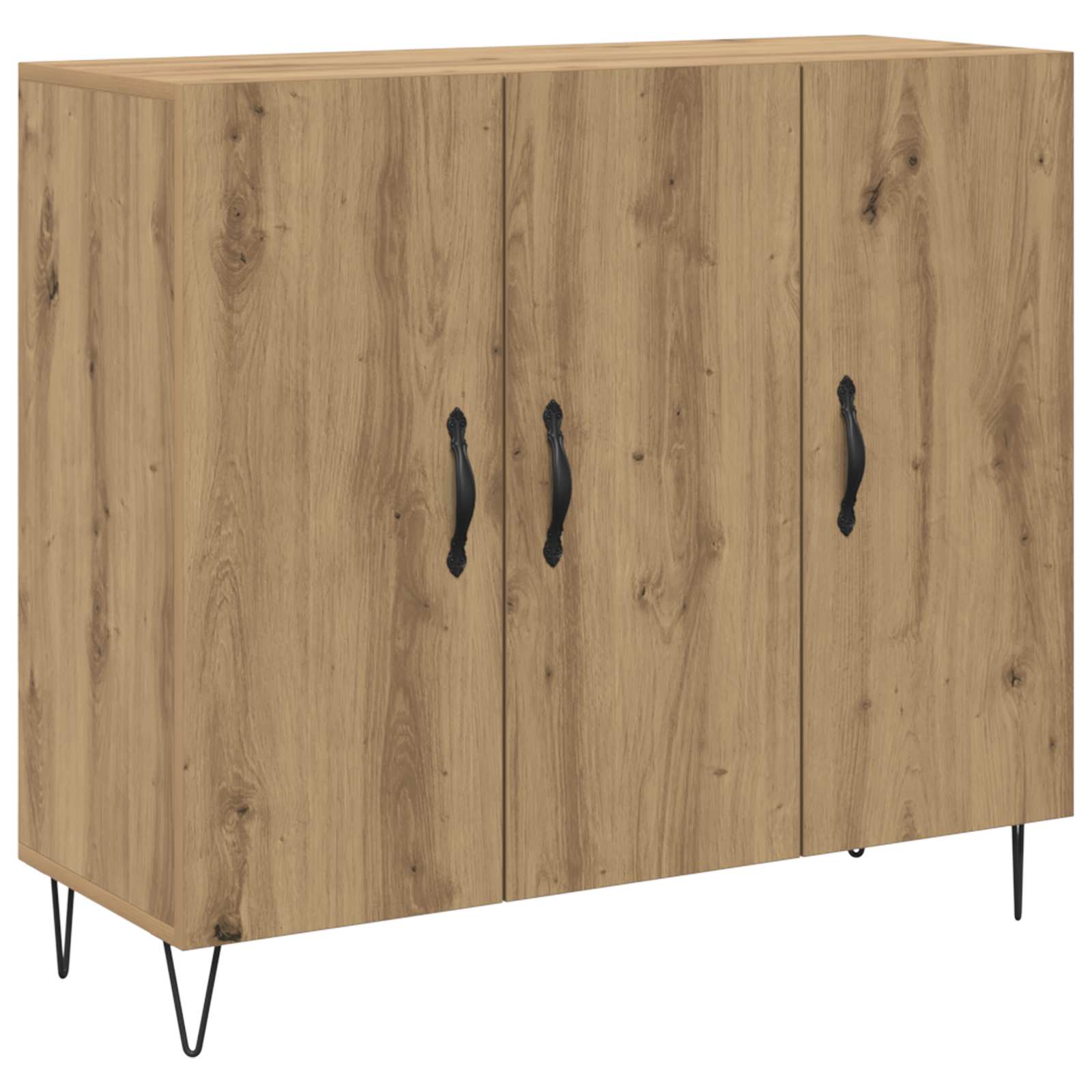 Servírovací skříň Artisanový dub 90 x 32,5 x 80 cm - obrázek 2