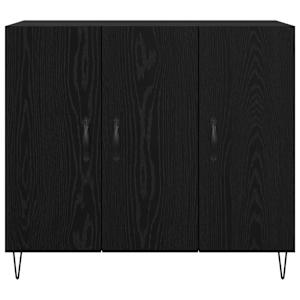 Servírovací skříň Černý dub 90 x 32,5 x 80 cm kompozitní dřevo - obrázek 6