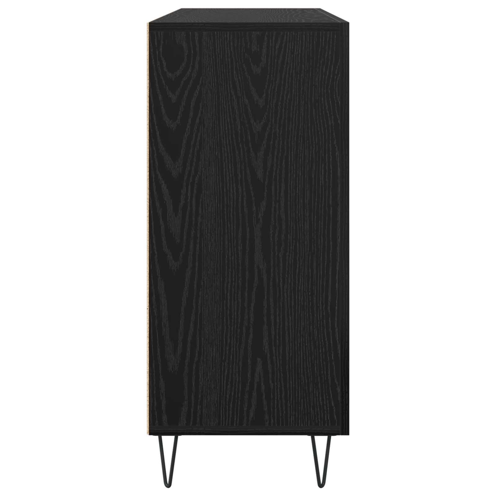 Servírovací skříň Černý dub 90 x 32,5 x 80 cm kompozitní dřevo - obrázek 7