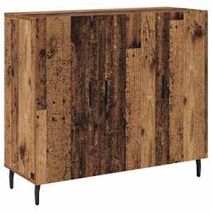 Servírovací skříň Staré dřevo 90 x 34 x 80 cm kompozitní dřevo - obrázek 2