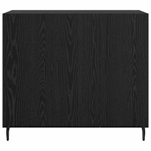 Servírovací skříň Černý dub 90 x 34 x 80 cm kompozitní dřevo - obrázek 6