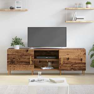 Televizní skříň Staré dřevo 150 x 30 x 50 cm Kompozitní dřevo - obrázek 4
