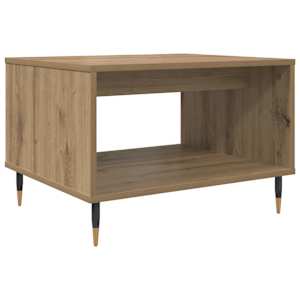 Konferenční stolek dub artisan 60 x 50 x 40 cm Kompozitní dřevo - obrázek 7
