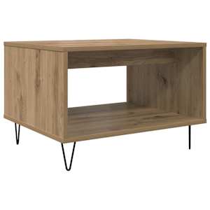 Konferenční stolek dub artisan 60 x 50 x 40 cm Kompozitní dřevo - obrázek 7