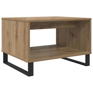 Konferenční stolek dub artisan 60 x 50 x 40 cm Kompozitní dřevo - obrázek 7