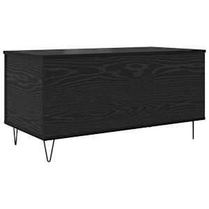 vidaXL Kohvilaud Must tamm 90 x 44.5 x 45 cm Tehispuit