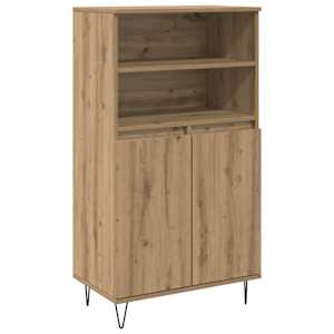 vidaXL K&otilde;rgushein Pruun 60 x 36 x 110 cm Tehispuit