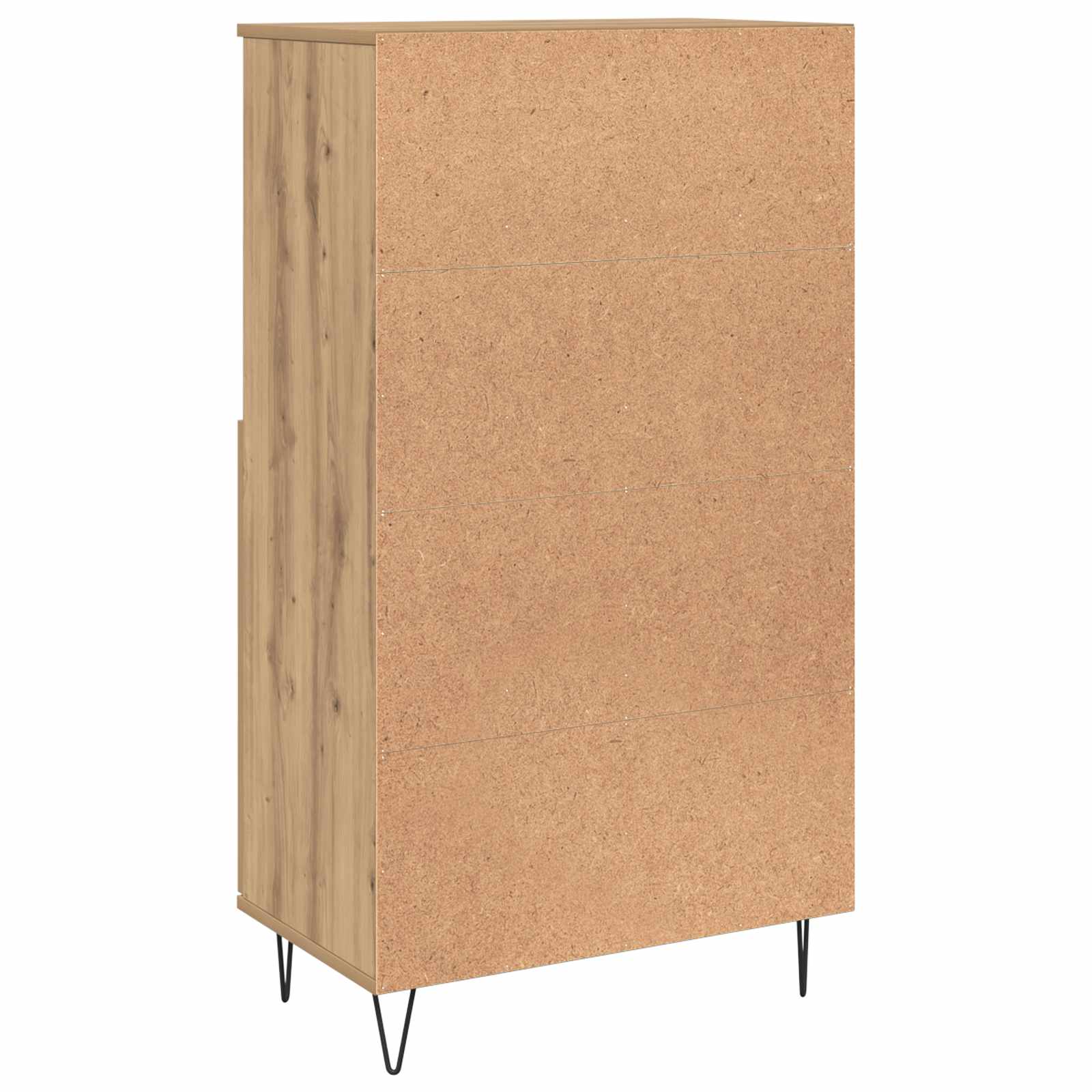 Visok predalnik Rjava 60 x 36 x 110 cm Konstruiran les - slika 8