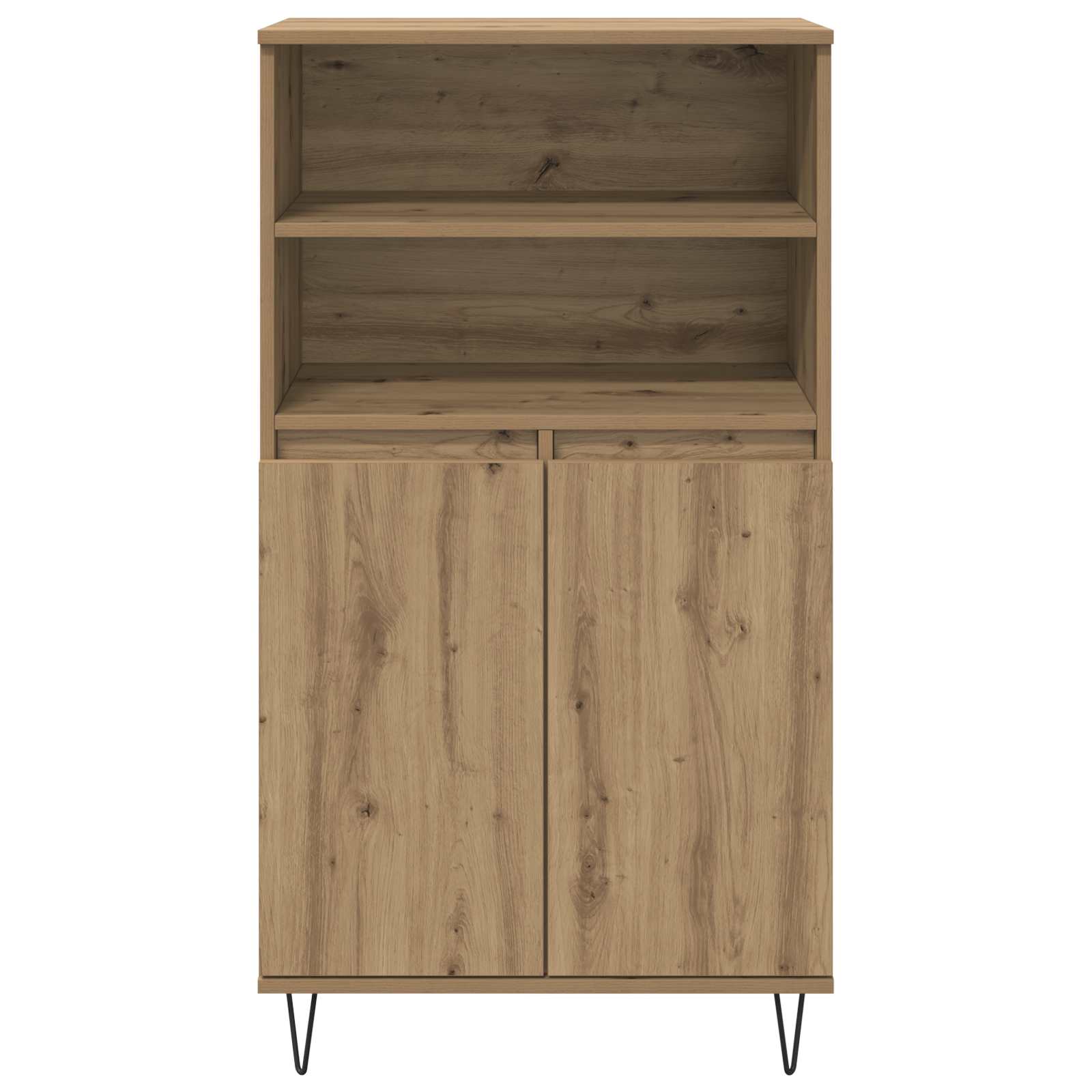 Visok predalnik Rjava 60 x 36 x 110 cm Konstruiran les - slika 6