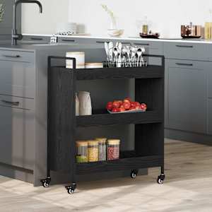 Kuhinjski voziček Črna Orehovina 70 x 30 x 82 cm