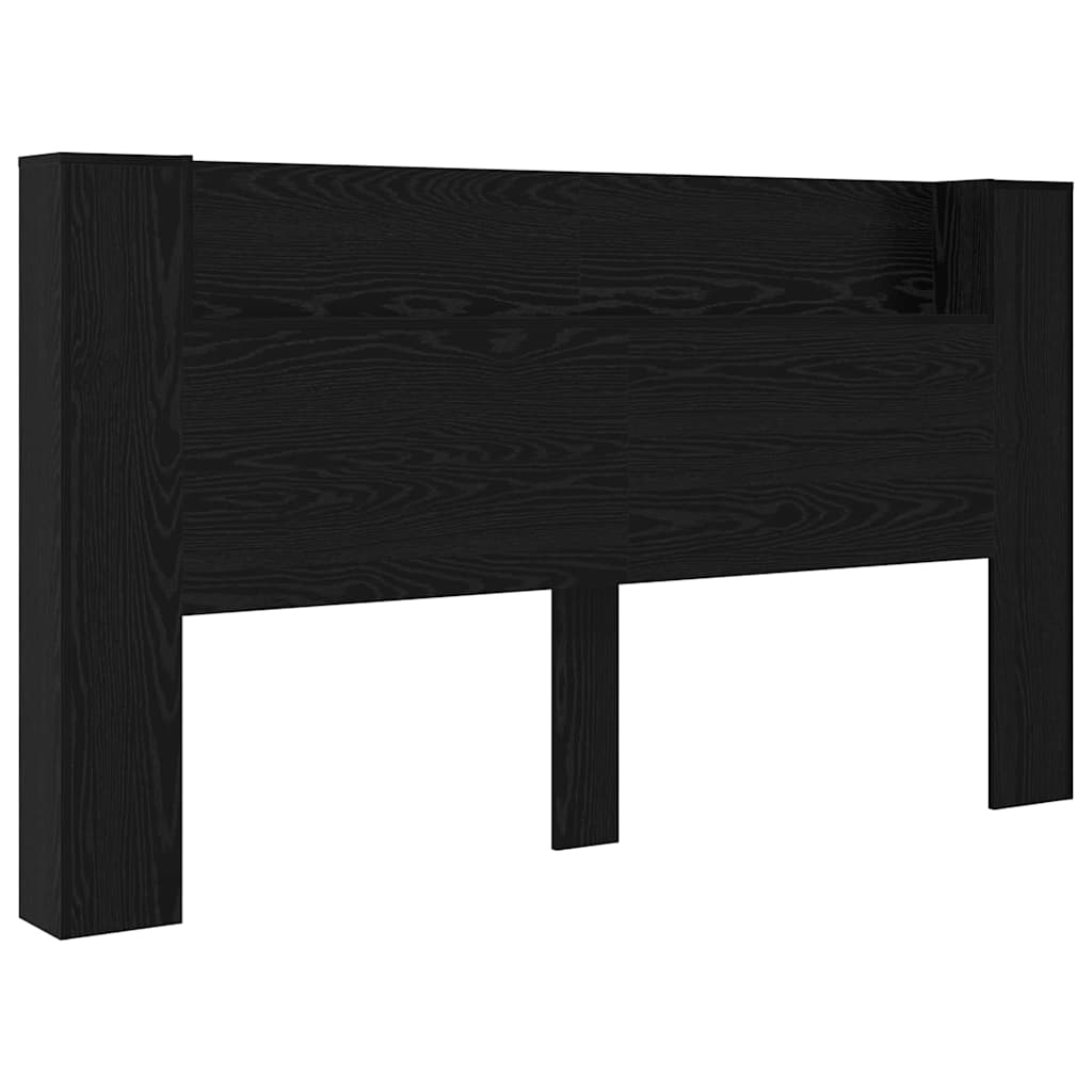 Päätykaappi Musta tammi 180 x 17 x 104.5 cm Tekninen puu
