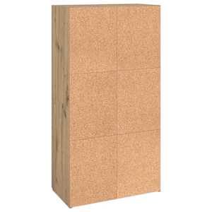 Kancelářská skříň Dub artisan 60 x 32 x 115 cm kompozitní dřevo - obrázek 8