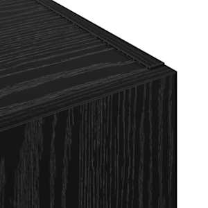 Kancelářská skříň Černý dub 60 x 32 x 115 cm kompozitní dřevo - obrázek 9