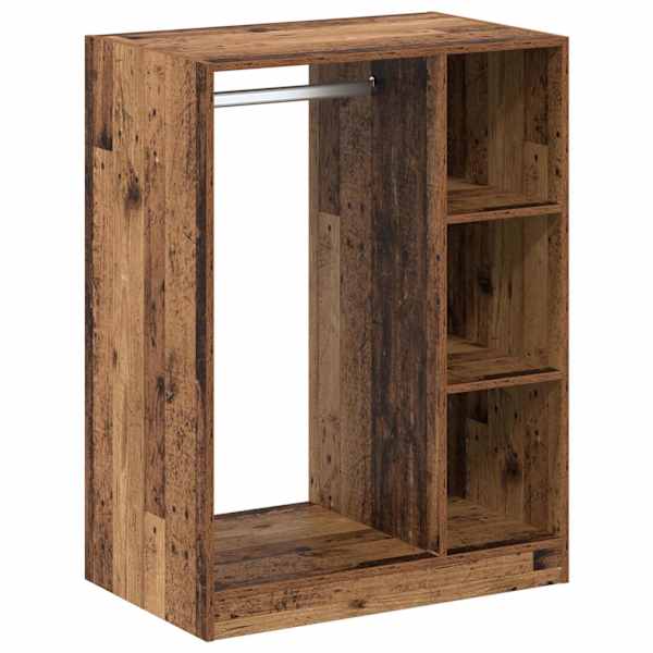 vidaXL Garderoobikapp Vana puit 77 x 48 x 102 cm Tehispuit