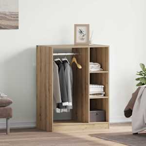 Garderobna omara s polico Umetni hrast 77 x 48 x 102 cm