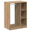 vidaXL Garderoobikapp Artisan tamm 77 x 48 x 102 cm Tehispuit