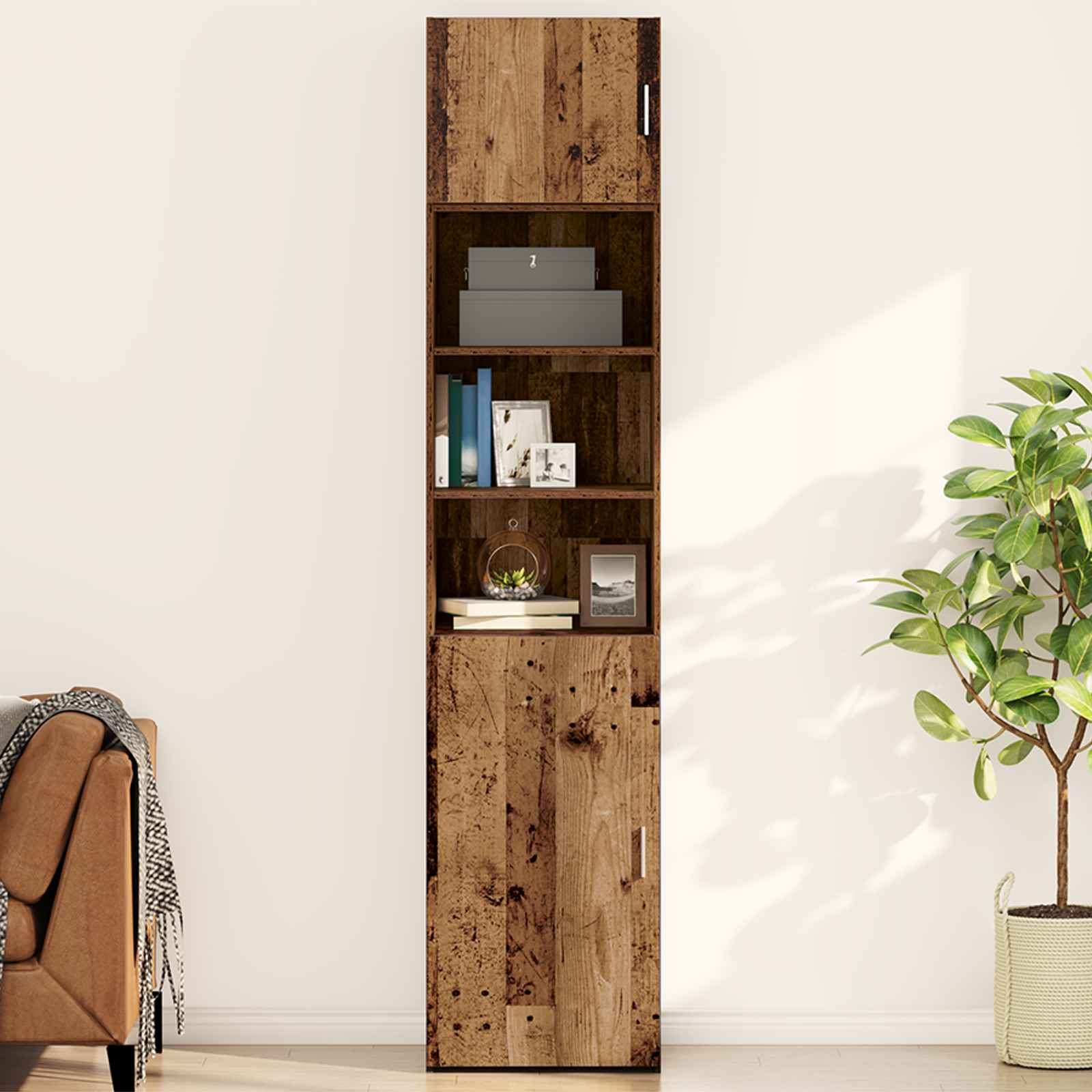 vidaXL Dulap de perete Lemn vechi 50 x 42.5 x 40 cm Lemn compozit