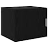 vidaXL Seinekapp Must tamm 50 x 42.5 x 40 cm Tehispuit