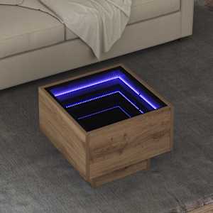 Klubska miza artisan hrast 40 x 40 x 30 cm Konstruiran les