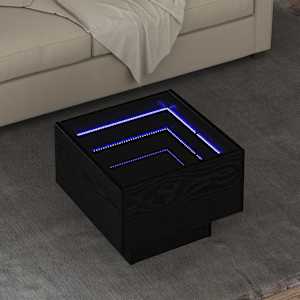 Klubska miza Črni hrast 40 x 40 x 30 cm Konstruiran les