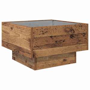 Konferenční stolek Staré dřevo 50 x 50 x 30 cm Kompozitní dřevo - obrázek 10