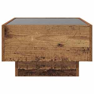 Konferenční stolek Staré dřevo 50 x 50 x 30 cm Kompozitní dřevo - obrázek 8