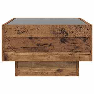 Konferenční stolek Staré dřevo 50 x 50 x 30 cm Kompozitní dřevo - obrázek 9