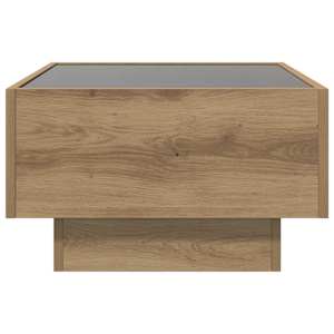 Konferenční stolek dub artisan 50 x 50 x 30 cm Kompozitní dřevo - obrázek 9